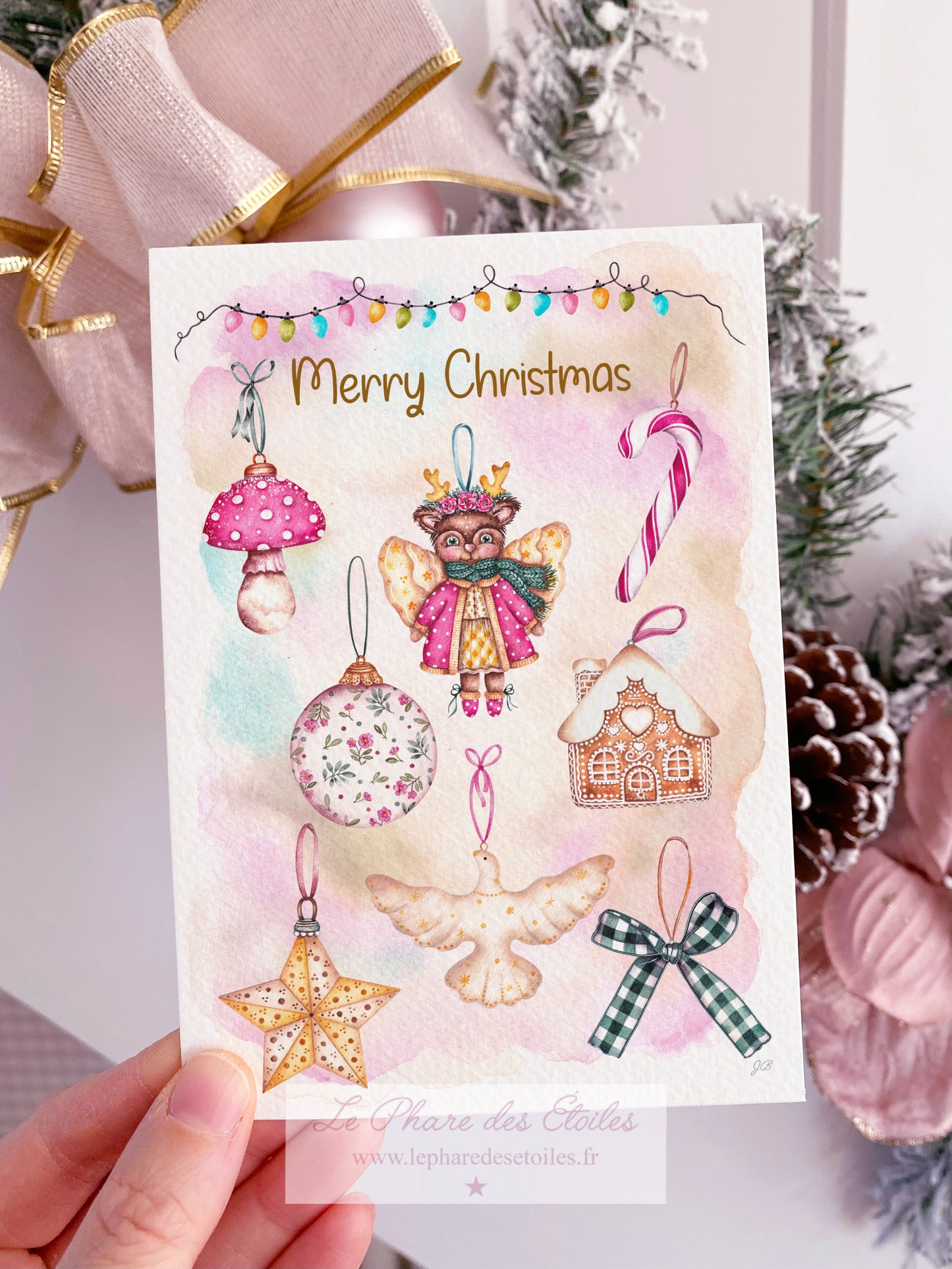 Noël Enchanté | Carte de Vœux + Enveloppe -30%