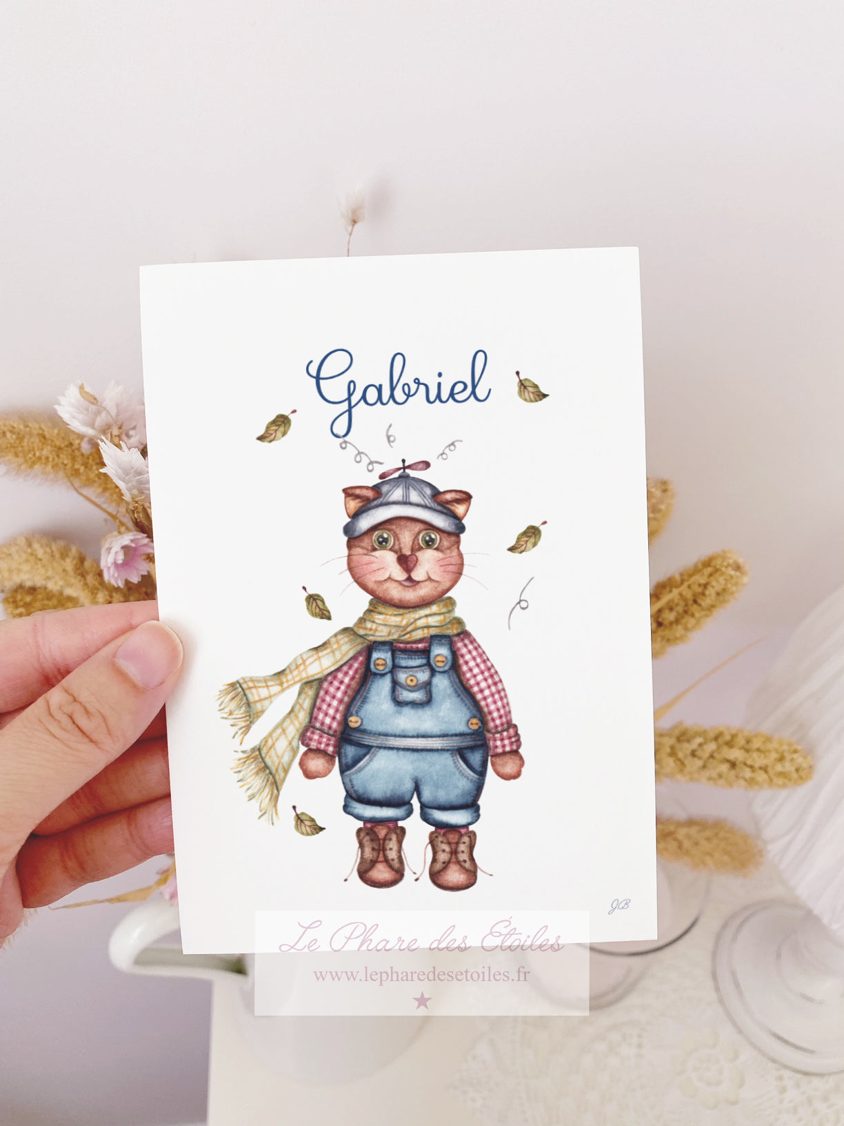 Gabriel | Carte Illustrée