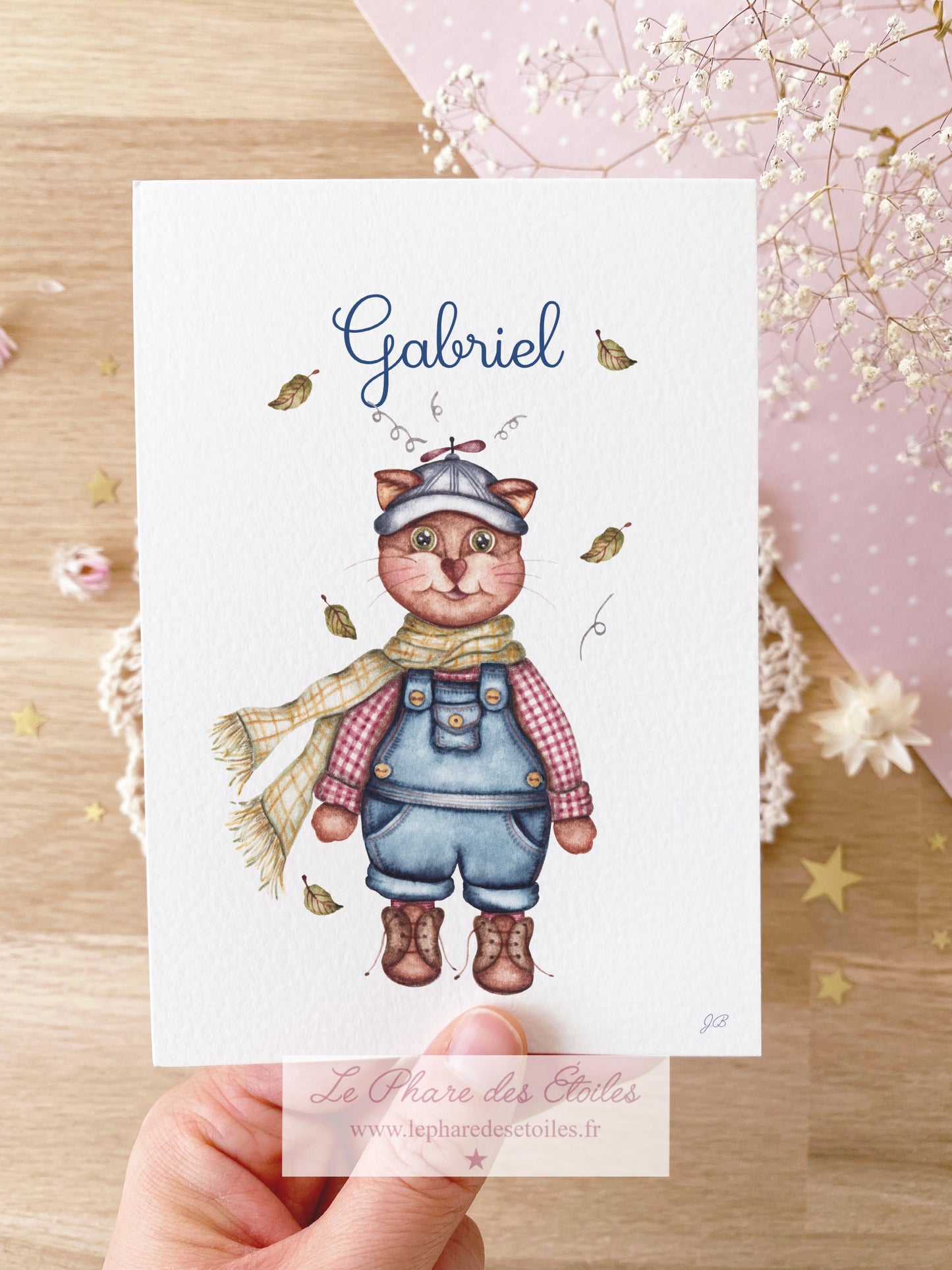 Gabriel | Carte Illustrée