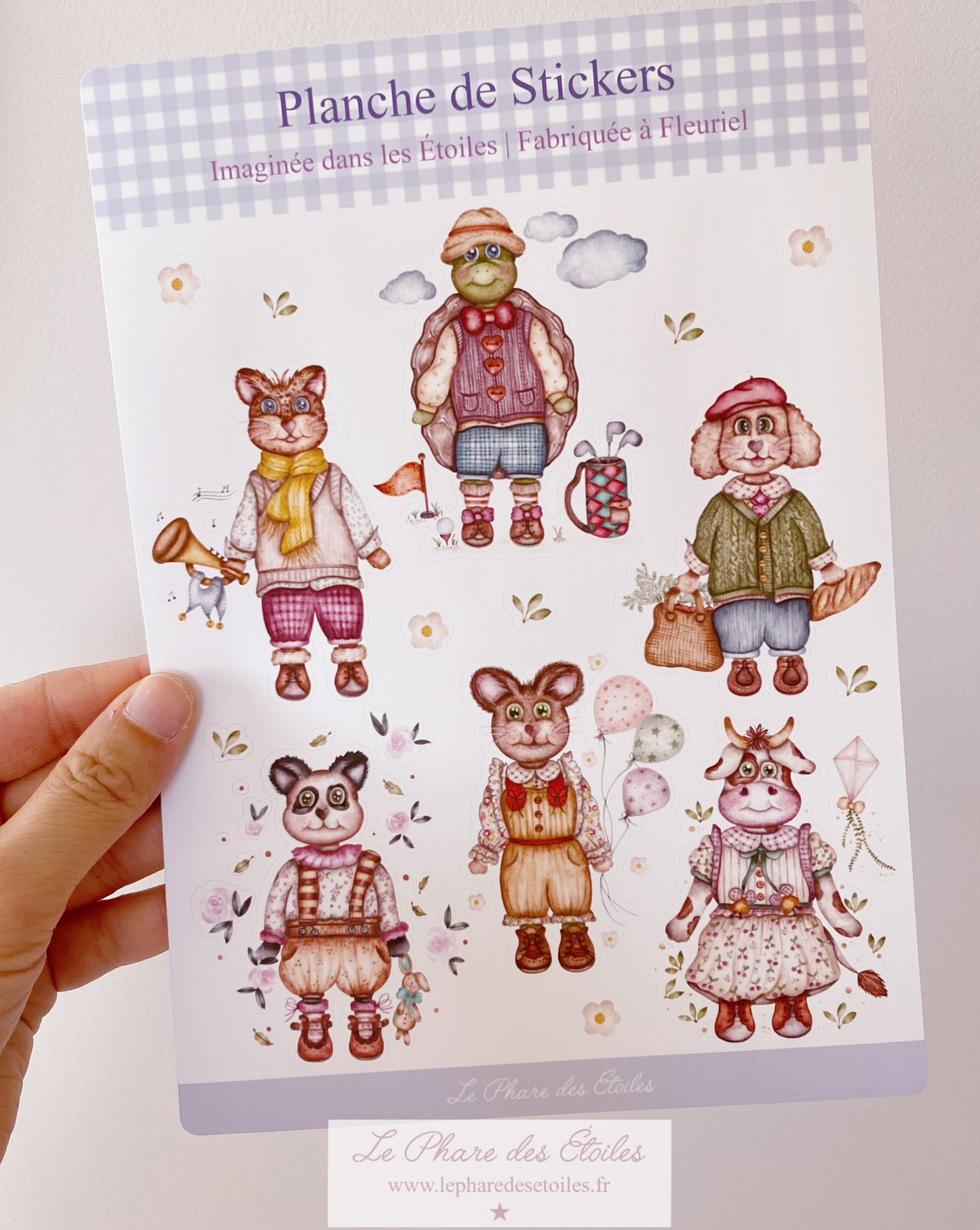 Lot de 4 Planches de Stickers -60%