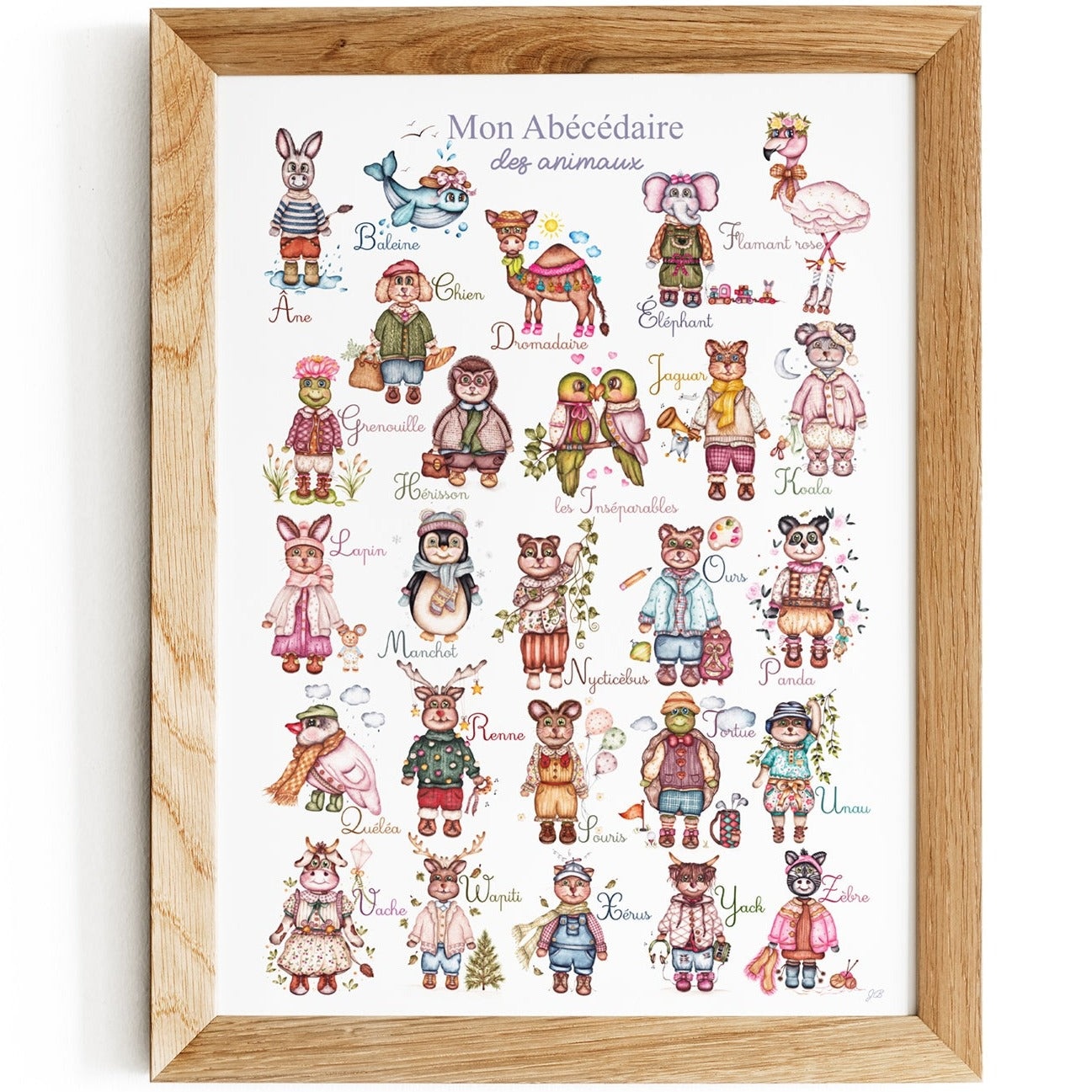 Mon Abécédaire des Animaux | Affiche -20%