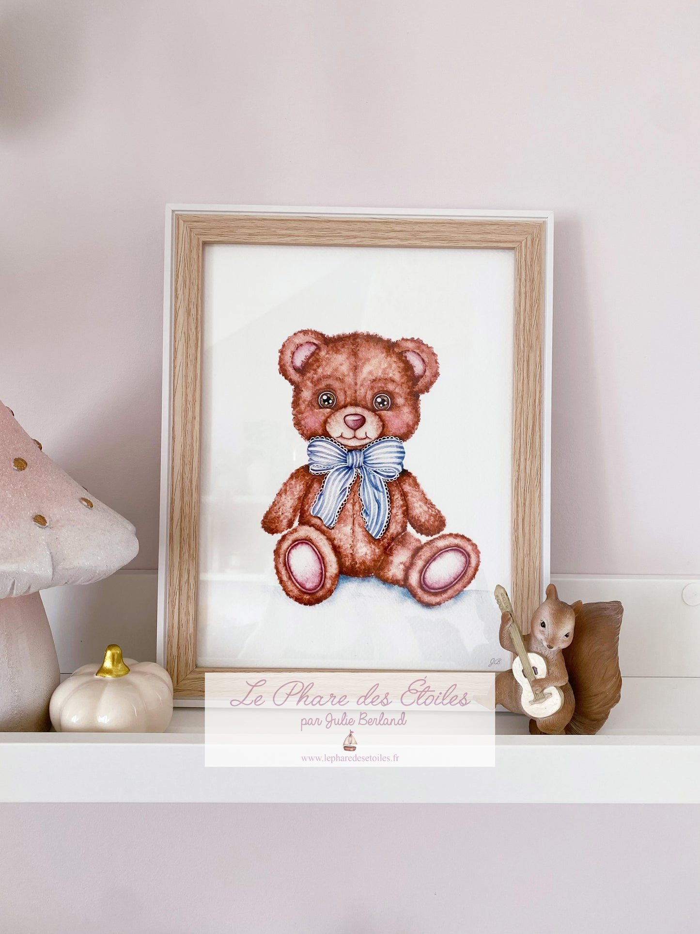 Mon Doudou Ourson | Cadre + Affiche -50%