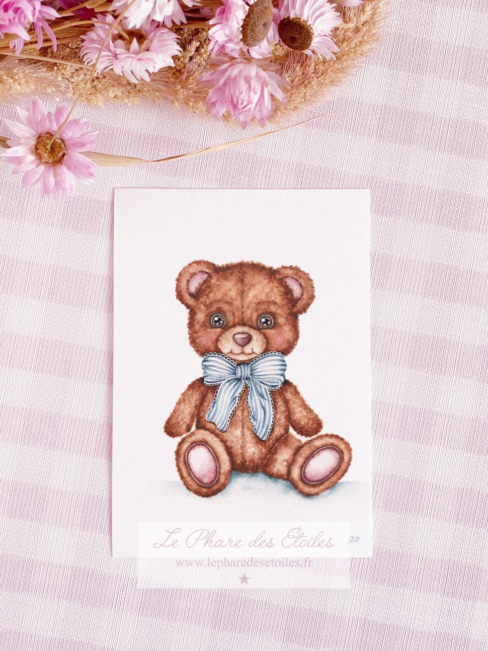 Mon Doudou Ourson | Carte Illustrée -20%