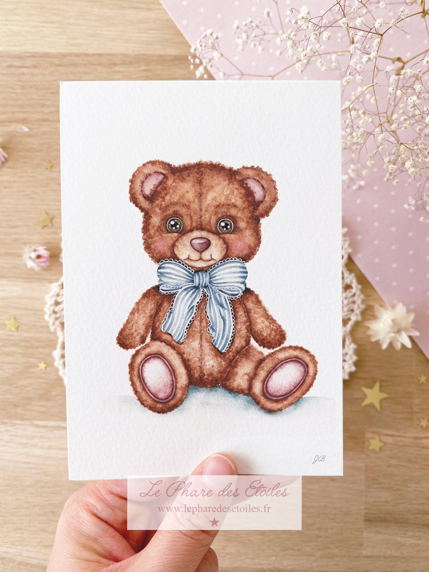 Mon Doudou Ourson | Carte Illustrée -20%