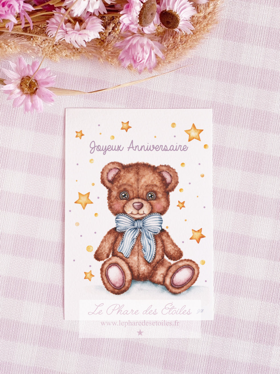Mon Doudou Ourson| Carte Joyeux Anniversaire -30%