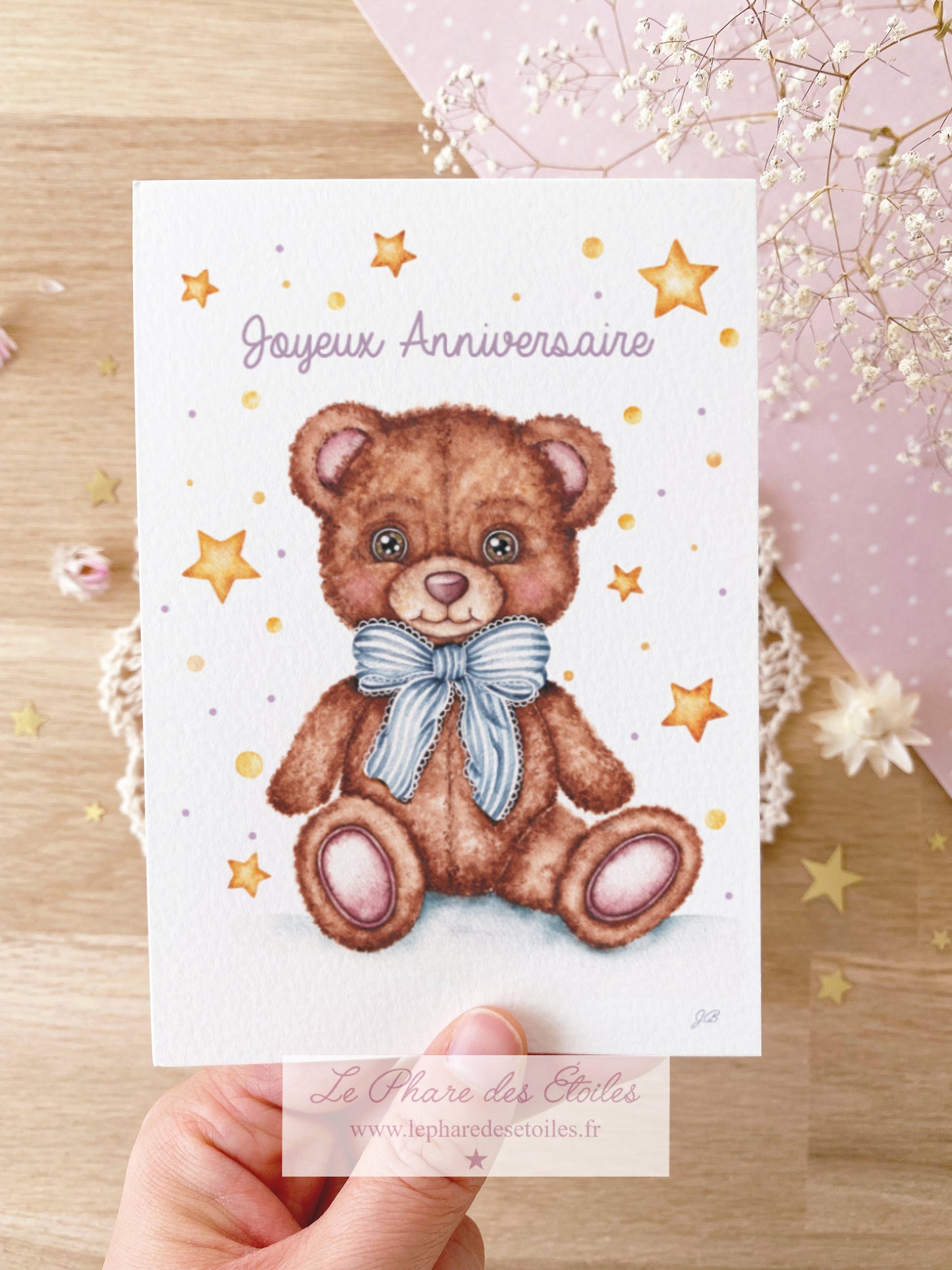 Mon Doudou Ourson| Carte Joyeux Anniversaire -30%