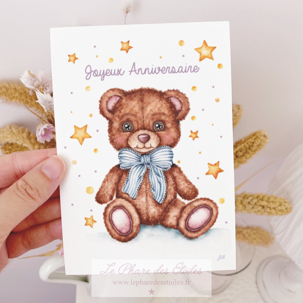 Mon Doudou Ourson| Carte Joyeux Anniversaire -30%