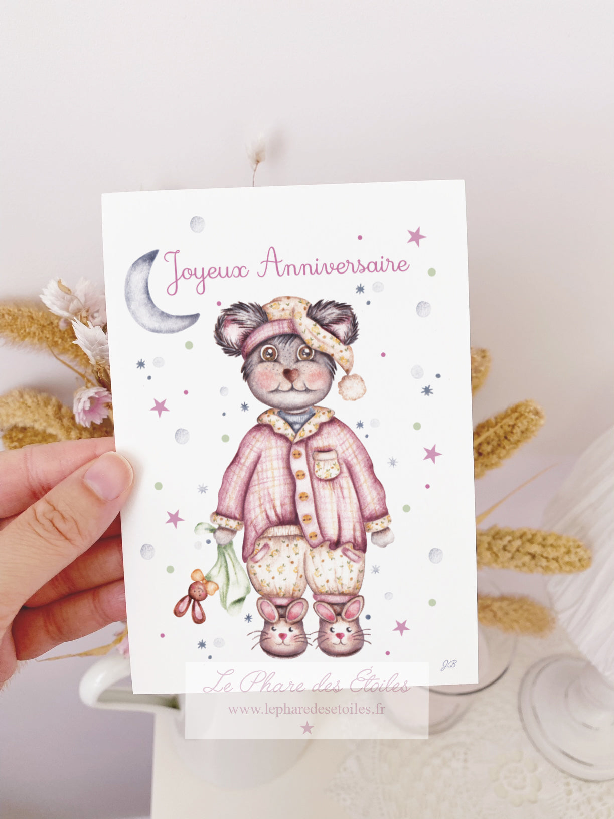 Mariette le Koala | Carte Joyeux Anniversaire