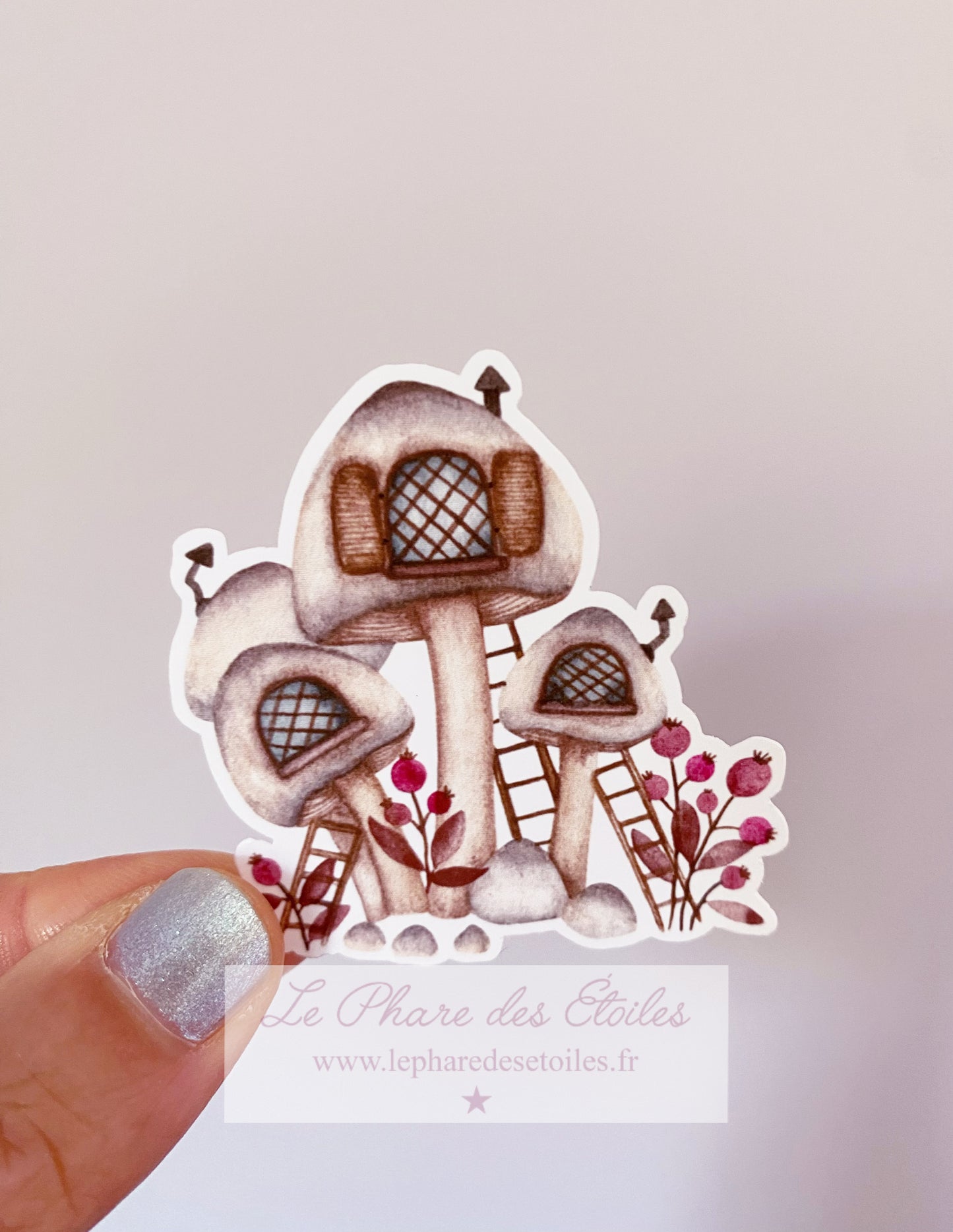 Lot de 7 Stickers Champignons -60%