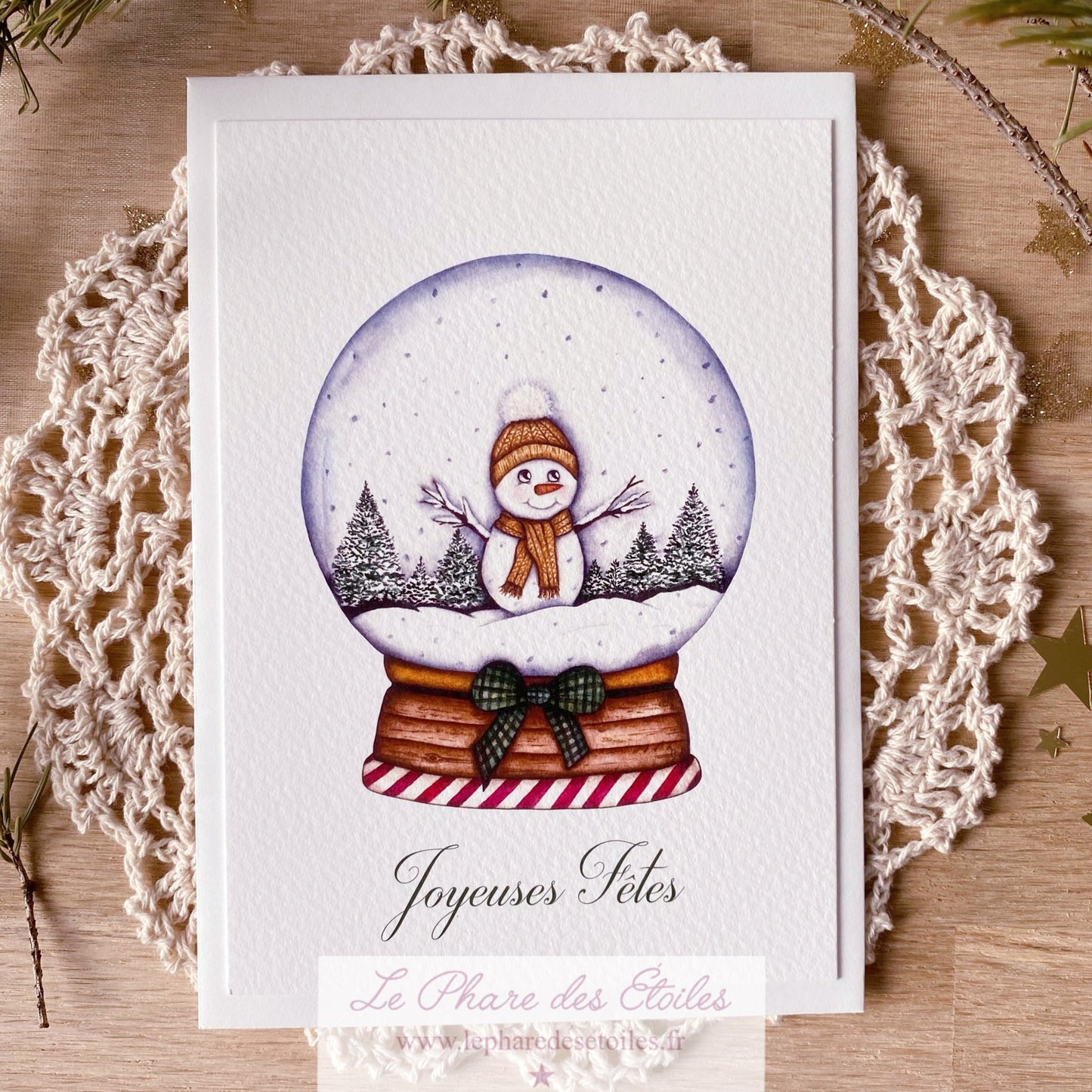 Mon Petit Flocon | Carte de Vœux + Enveloppe