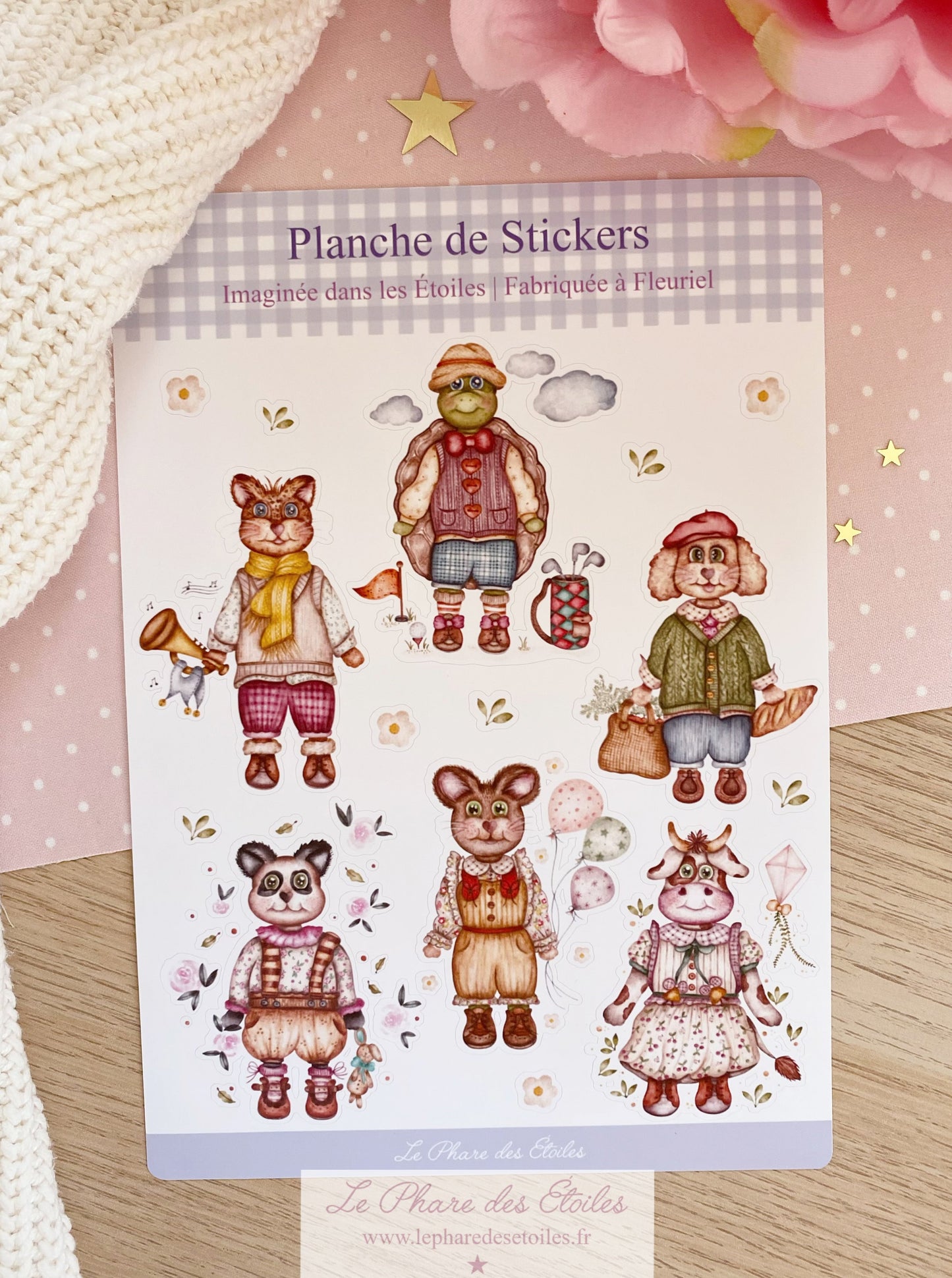 Un Jour de Printemps | Planche de 15 Stickers