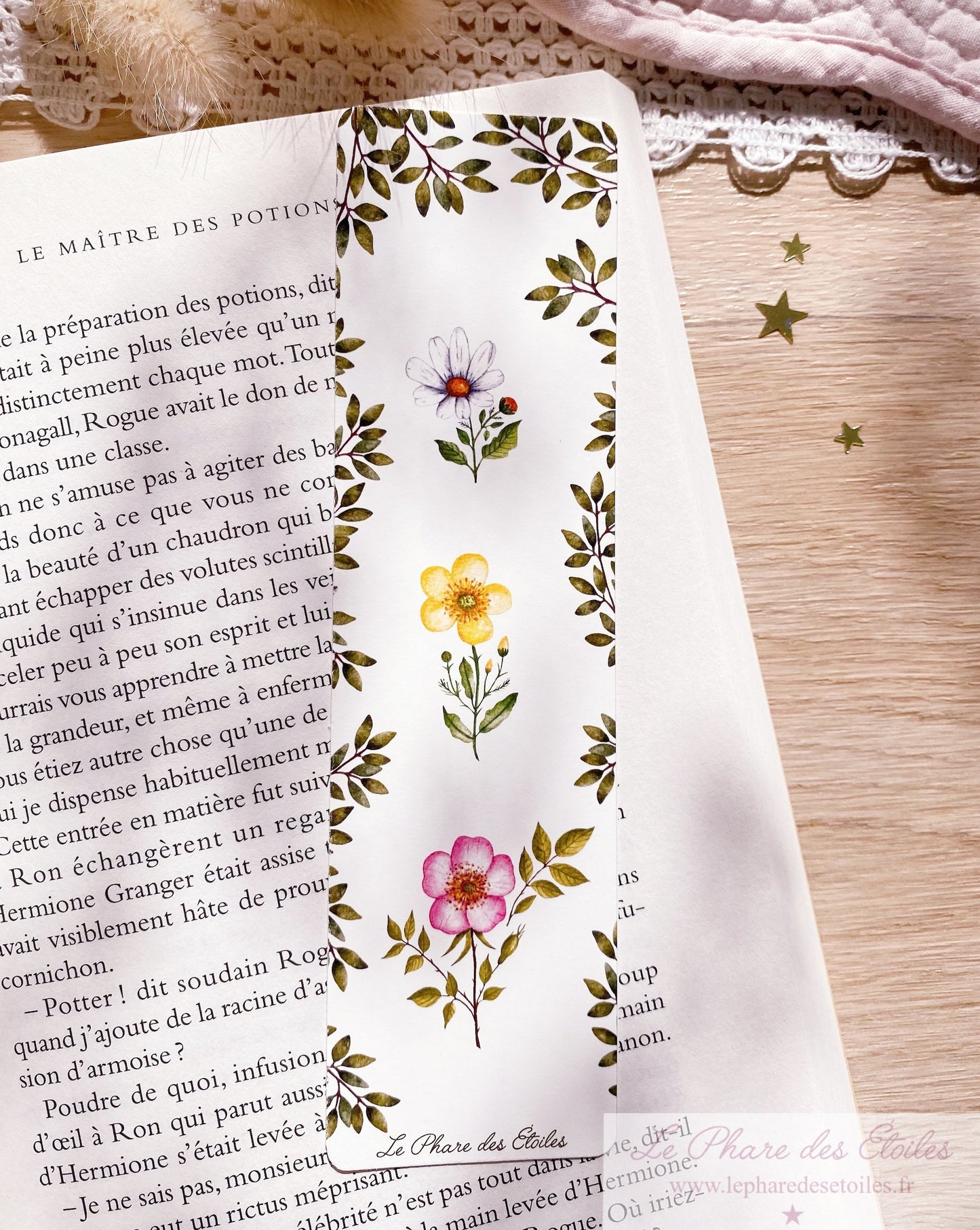 Marque-Pages illustré à l'aquarelle. www.lepharedesetoiles.fr