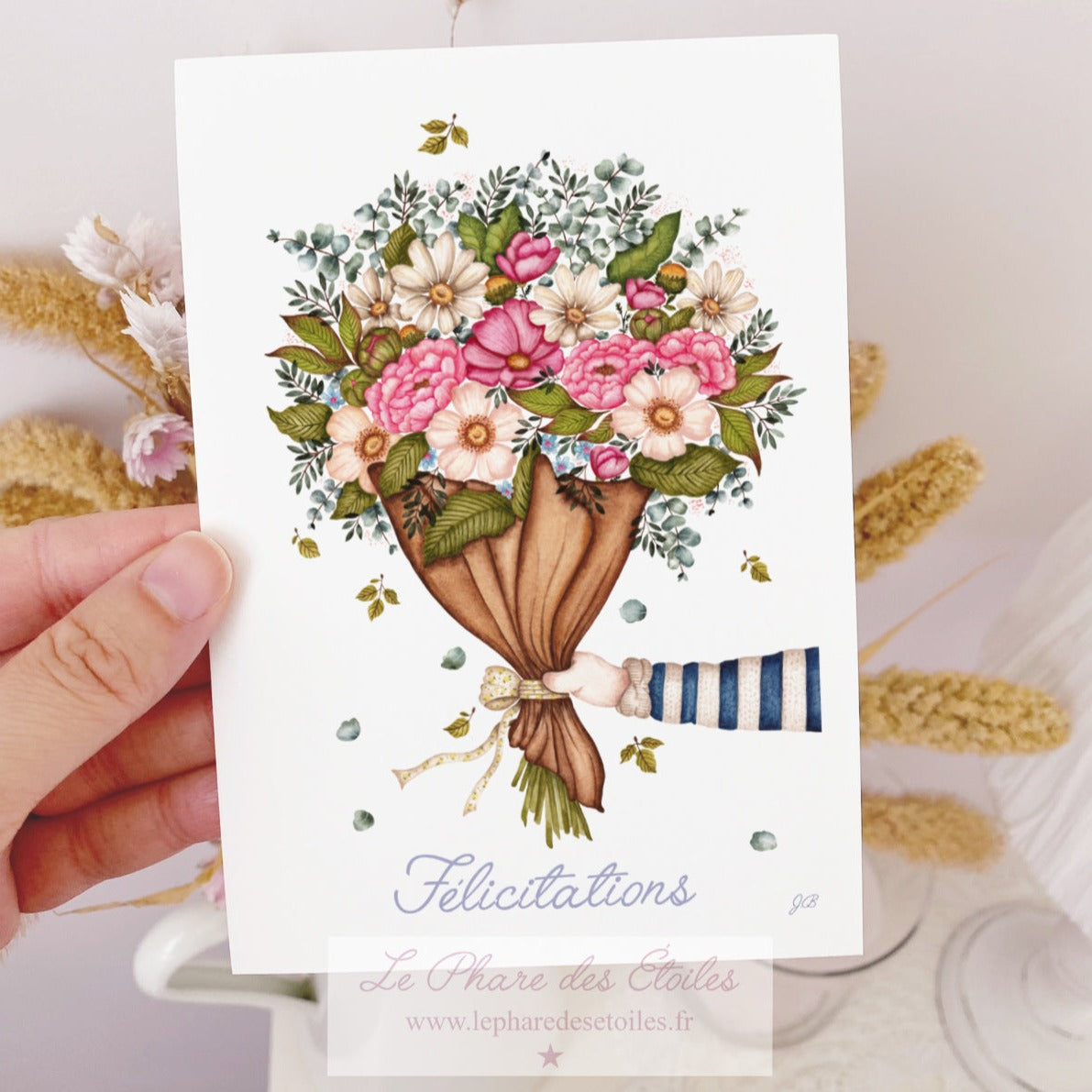 Bouquet de Printemps | Carte Félicitations