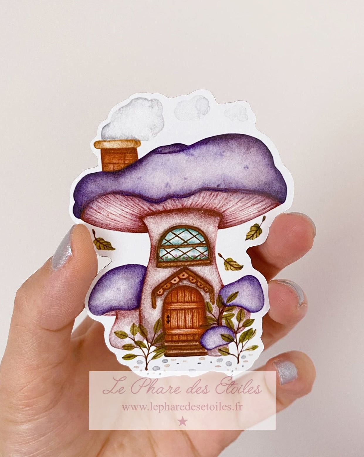 Cortinaire Violet | Magnet Illustré