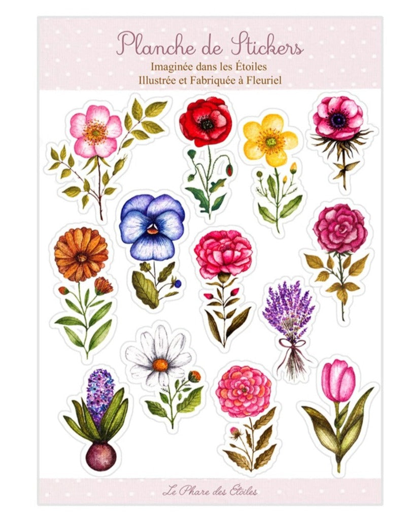 Botanique | Planche de 13 Stickers