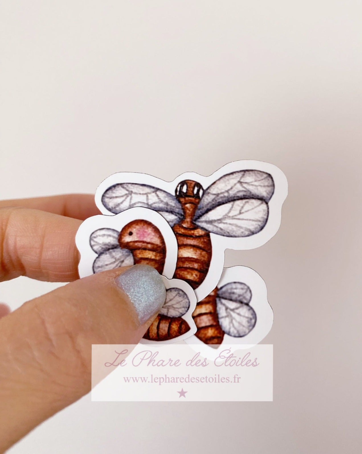 Célestin avec ses Abeilles | Magnet Illustré