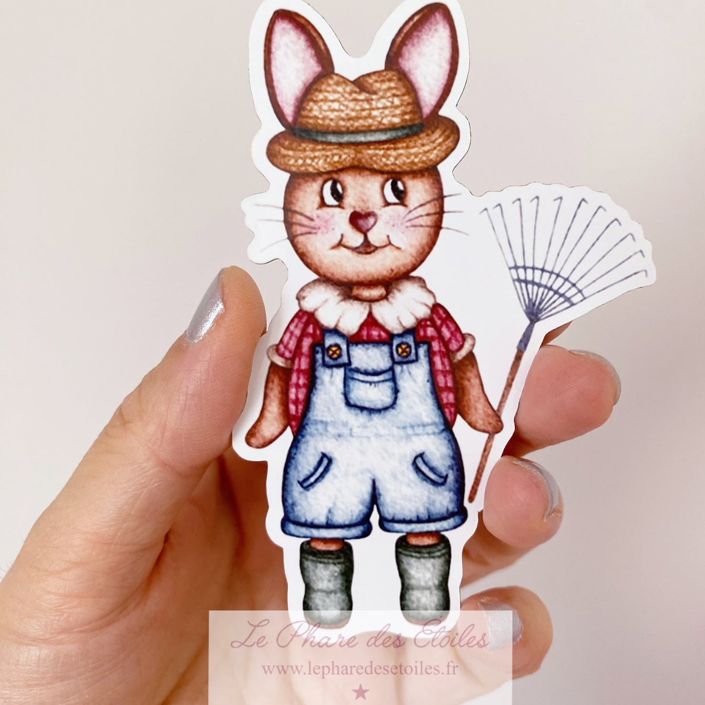 Célestin avec ses Abeilles | Magnet Illustré