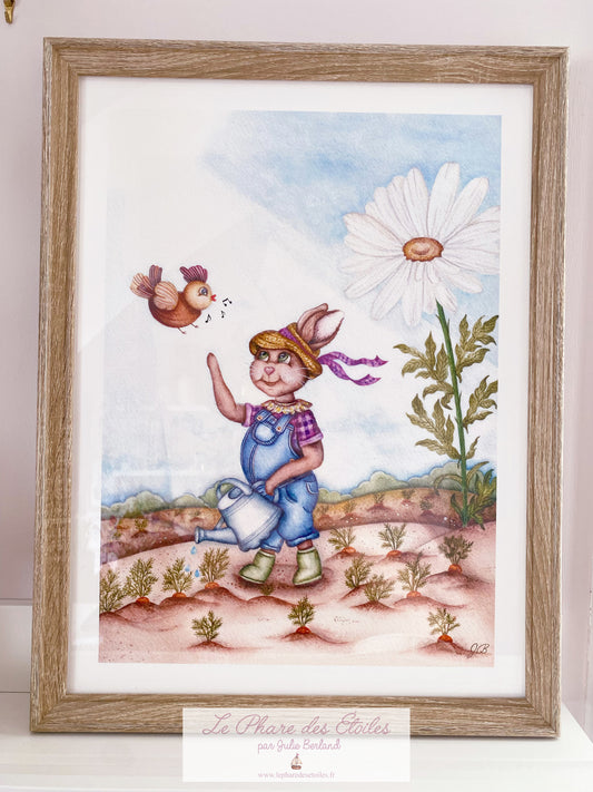 Au Jardin | Cadre + Affiche -40%