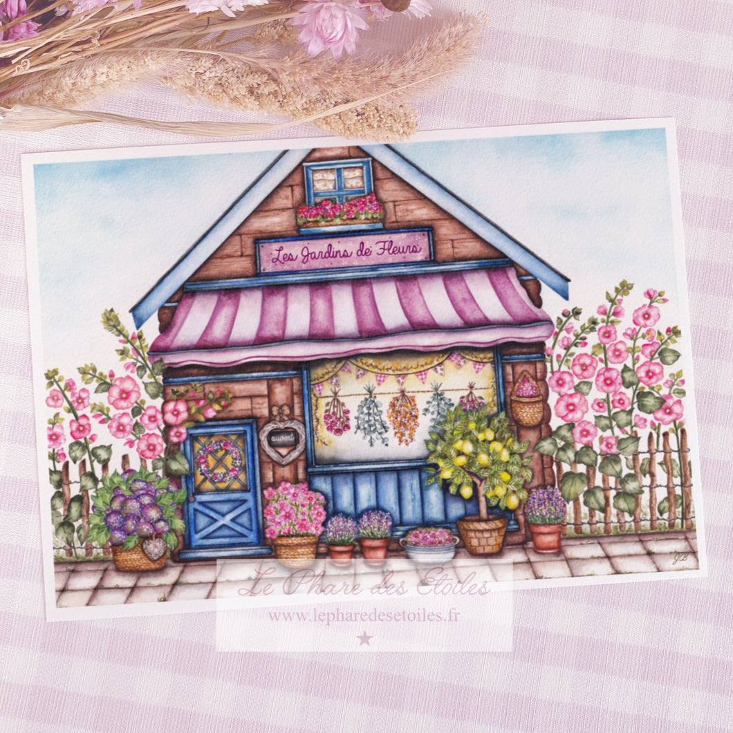 Les Jardins de Fleurs | Illustration