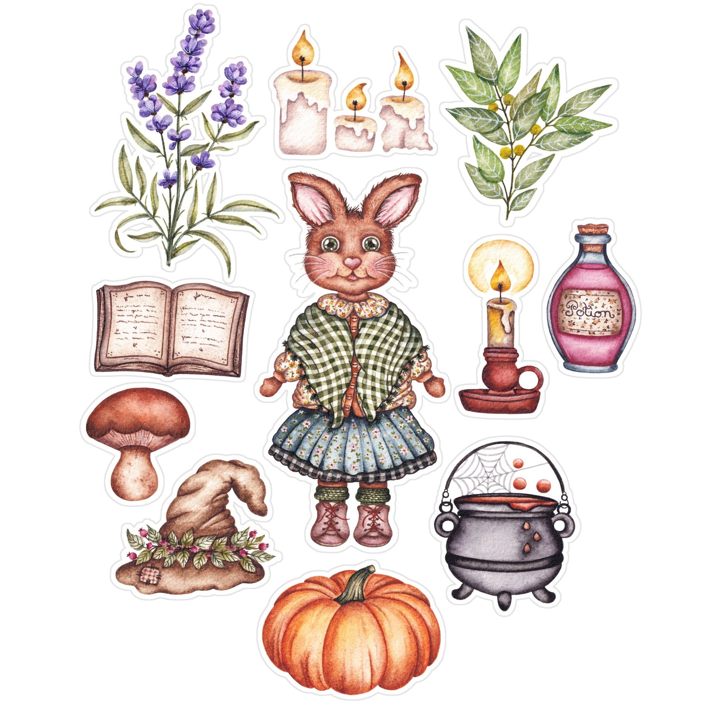 Cottage Witch | Lot de 11 Stickers Étoilés