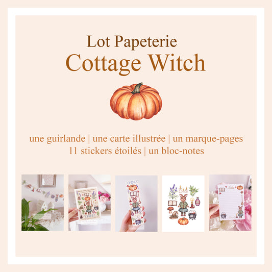 Lot Papeterie | Cottage Witch