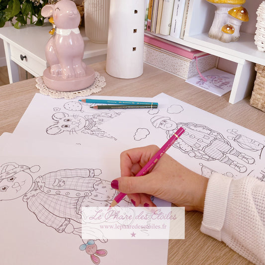 illustration à colorier coloriage www.lepharedesetoiles.fr