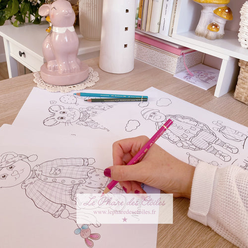 illustration à colorier coloriage www.lepharedesetoiles.fr