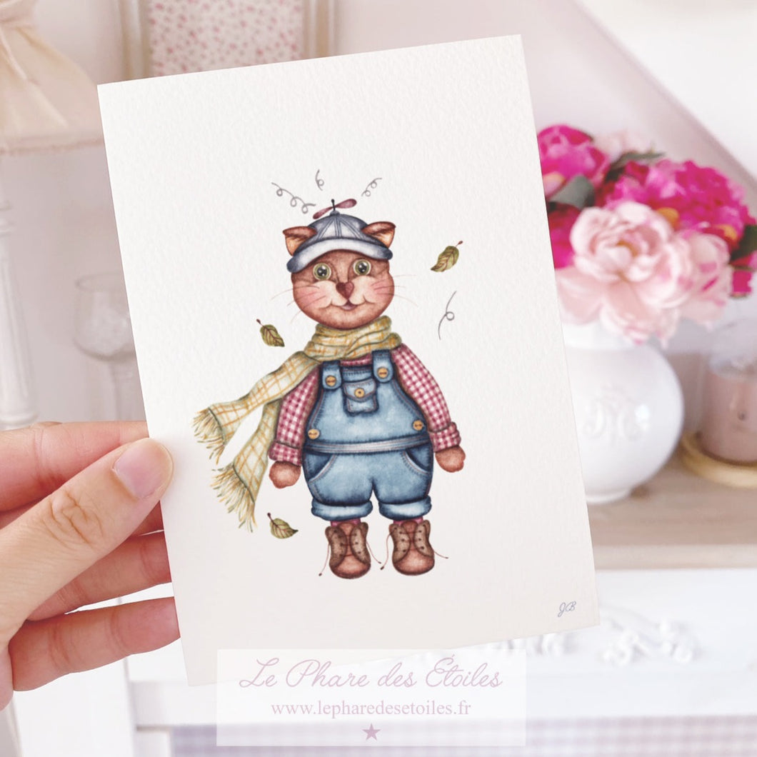 Basile le Xérus | Carte Illustrée