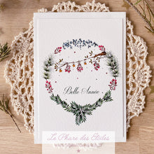 Charger l&#39;image dans la galerie, Couronne d&#39;Hiver | Carte de Vœux + Enveloppe
