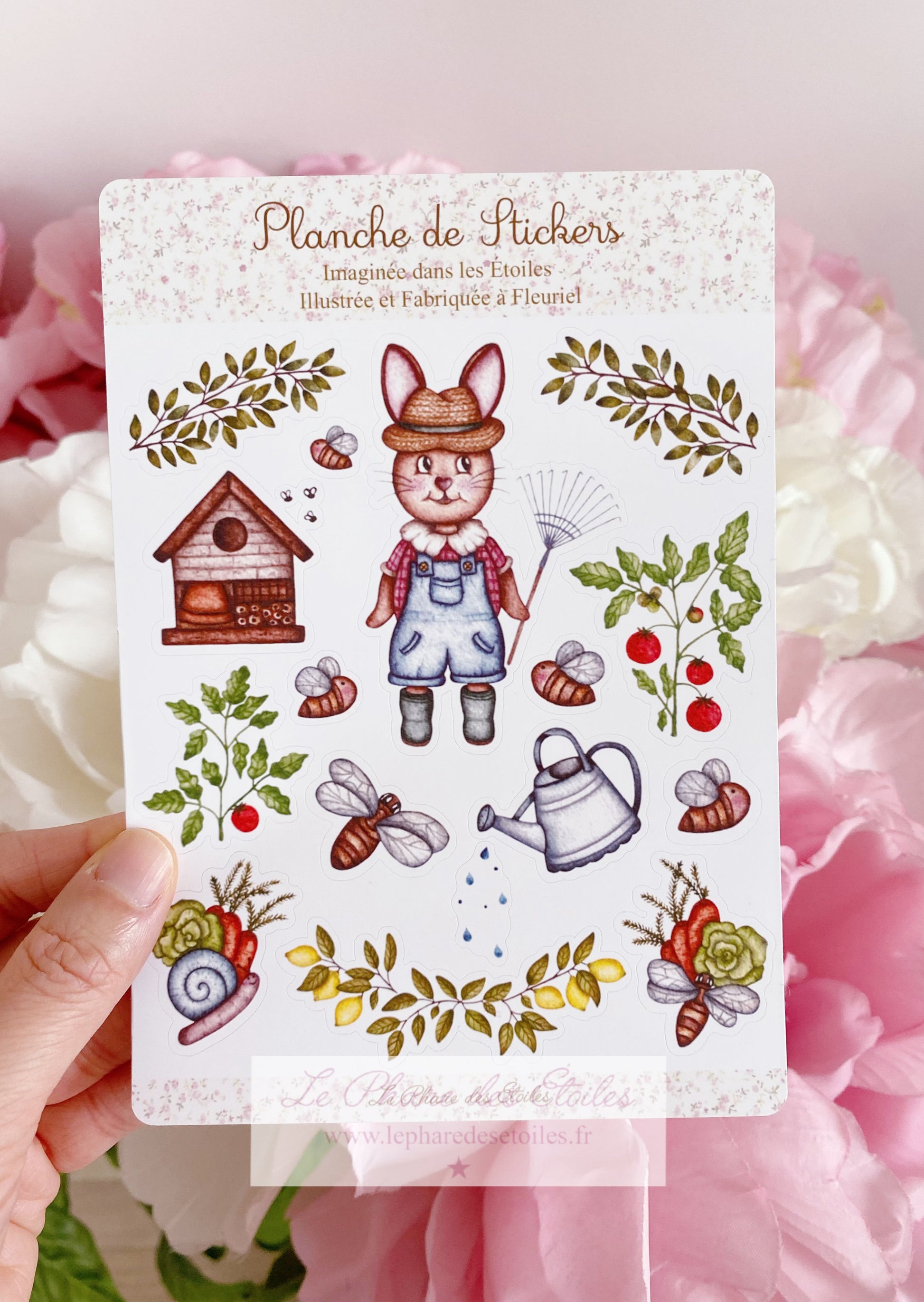 autocollants mon petit jardinier www.lepharedesetoiles.fr 