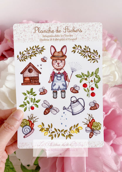 autocollants mon petit jardinier www.lepharedesetoiles.fr 