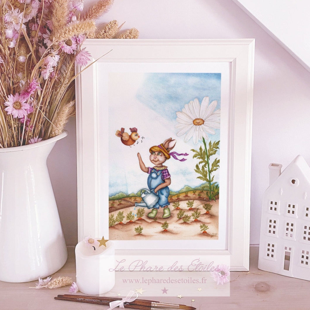 Au Jardin | Affiche