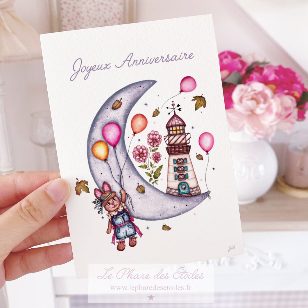 Le Phare des Étoiles | Carte Joyeux Anniversaire