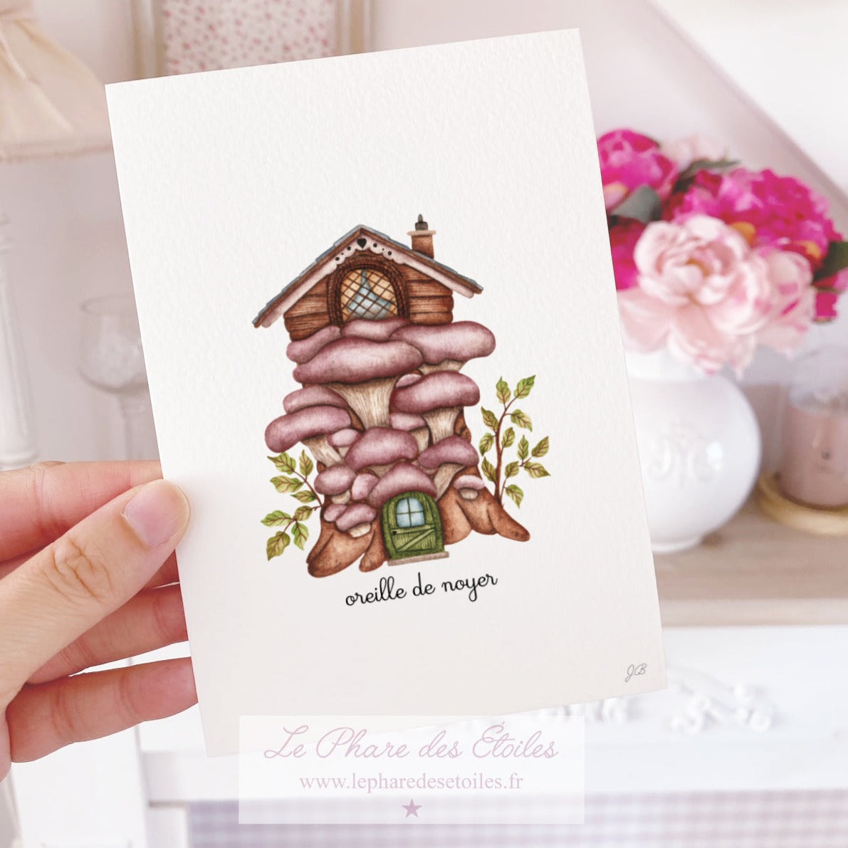 Oreille de Noyer  | Carte Illustrée