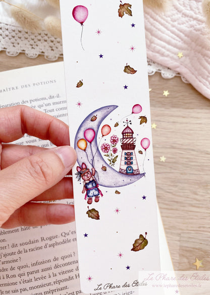 Marque-Pages illustré à l'aquarelle. www.lepharedesetoiles.fr