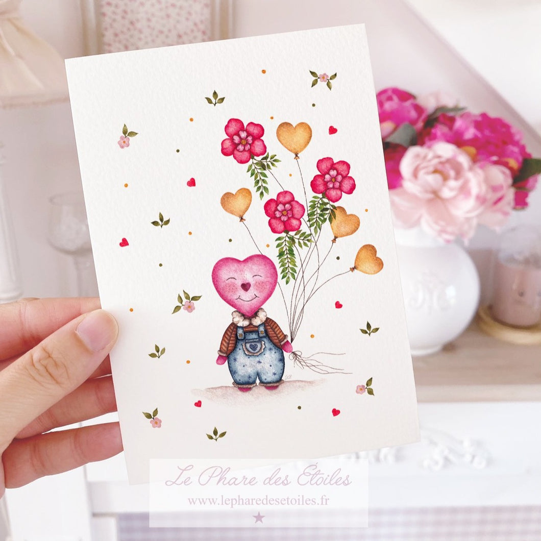 Mon Petit Cœur | Carte Illustrée