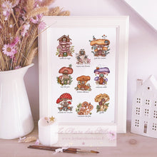 Charger l&#39;image dans la galerie, Les Champignons | Illustration

