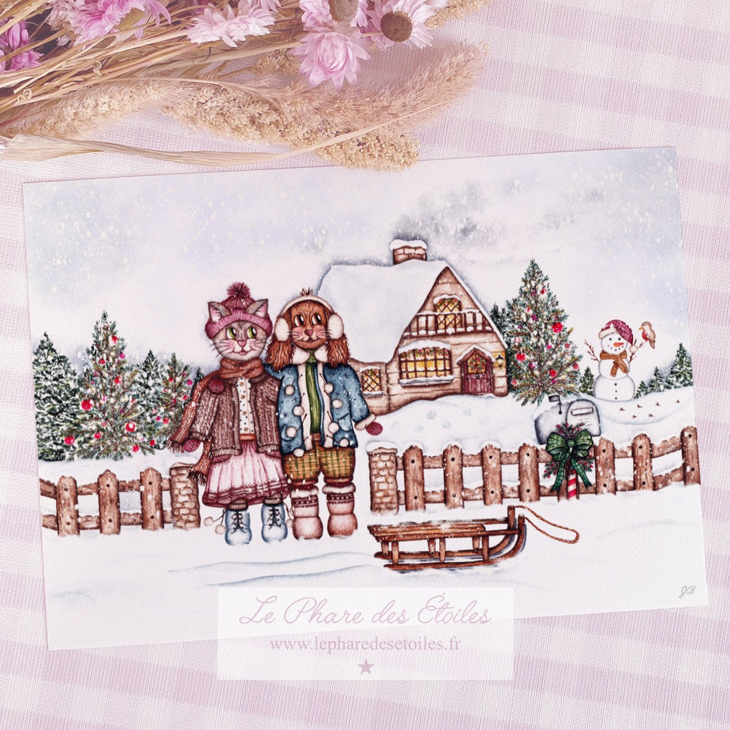 Un Amour à Noël | Illustration