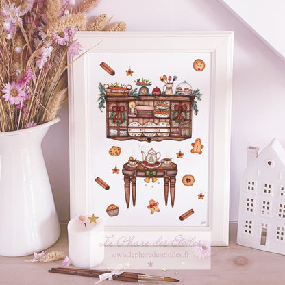 illustration de Noël www.lepharedesetoiles.fr