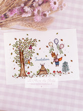 Charger l&#39;image dans la galerie, Lot de 6 cartes &quot;Invitation&quot; | La Fête de la Forêt
